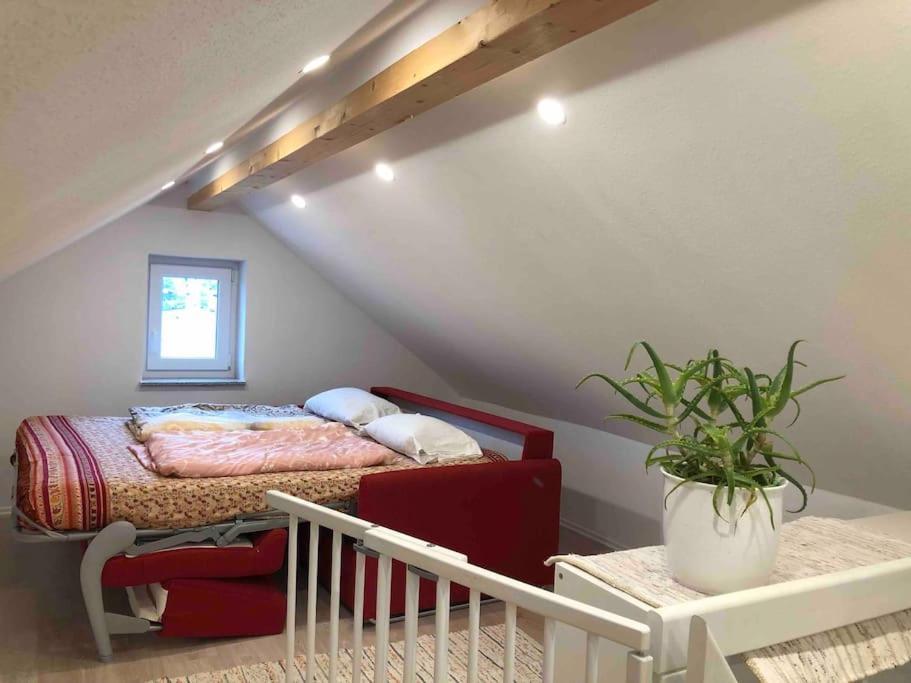 3 Zimmer Neubauwohnung In Der Schwaebischen Toskana Löwenstein Buitenkant foto